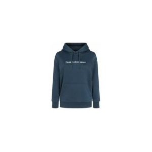 Hoodie Peak Performance Women Big Logo Hood Blue Shadow-S