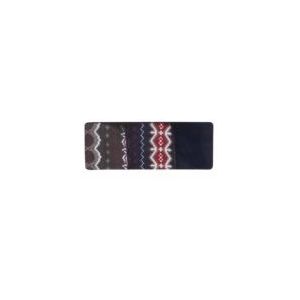 Sok Barbour Men Fairisle Sock Gift Box Cranberry Black Slate Mix (3 Pack)-One size