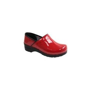 Klomp Sanita Women Original Professiomel Patent Red-Schoenmaat 36