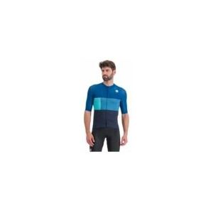 Fietsshirt Sportful Men Snap Jersey Galaxy Blue Dark Berry Blue-XXL