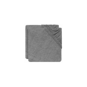 Aankleedkussenhoes Jollein Badstof 75x85cm Storm Grey (2pack)