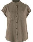 Fjällräven - Övik Hemp SS Blouse - Suede Brown - Hennep en Lyocell