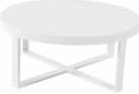 Bijzettafel Borek Force Alu Wit Ø 80 x 35 cm