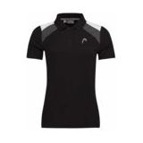 Polo HEAD Women Club 22 Tech Black-XXXL