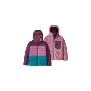 Jas Patagonia Kids Reversible Down Sweater Hoody Planet Pink-XL