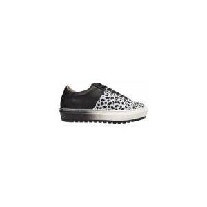 Sneaker JJ Footwear Modesto Leopard Zwart Wit Voetbreedte H-Schoenmaat 41