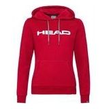 HEAD - Club Hoodie - Rood - Polyester