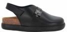 Klomp Scholl Women Adele Leather Black-Schoenmaat 38