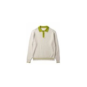 Polo Edmmond Studios Men Knitted Grey Melange-L