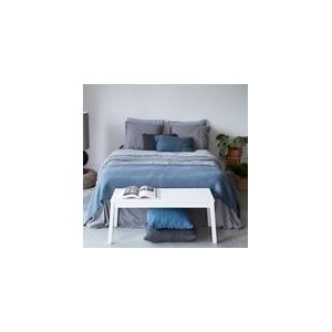 Dekbedovertrek House in Style Luca Blue Grey Satijn-240 x 200 / 220 cm | Lits-Jumeaux