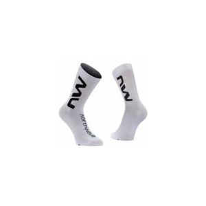 Fietssok Northwave Extreme Air Sock White Black-Schoenmaat 36 - 39