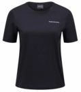 Peak Performance - Explore Logo Tee - T-Shirt - Black - 65% Polyester 35% Katoen