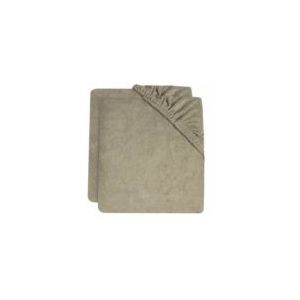 Aankleedkussenhoes Jollein Badstof 50x70cm Olive Green (2pack)