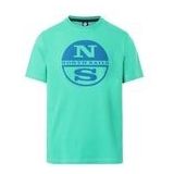 T-Shirt North Sails Men SS T-Shirt With Graphic Garden Green-XXXL