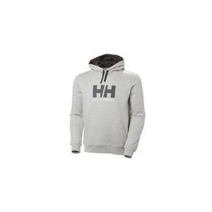 Trui Helly Hansen Men HH Logo Hoodie Grey Melange-M