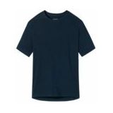 SCHIESSER Mix+Relax T-shirt - dames shirt korte mouwen donkerblauw