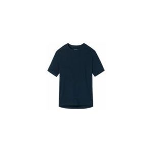 SCHIESSER Mix+Relax T-shirt - dames shirt korte mouwen donkerblauw