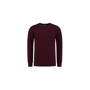 Trui Blue Loop Men Essential Sweater Bordeaux Melange-XL