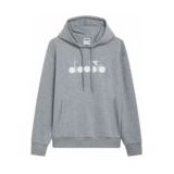 Hoodie Diadora Unisex Logo High Rise Melange-M
