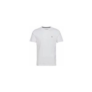 T-Shirt Original Penguin Men Pin Point Embroidred Logo Bright White-S