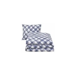 Dekbedovertrek MOODIT Odil Andor Cosmic Cobalt Flanel-140 x 200 / 220 cm | 1-Persoons
