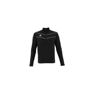 Tennistrui The Indian Maharadja Kids Baroda Chevron Half Zip Black-Maat 128