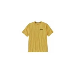 T Shirt Patagonia Men P6 Logo Responsibili Tee Milled Yellow-XS
