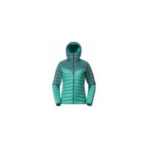 Jas Bergans Women Tind Light Down Jacket Hood Light Malachite Green/Malachite Green-XS