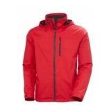 Helly Hansen - Men Crew Hooded Midlayer Jacket 2 - Jas - Rood - 100% Polyester