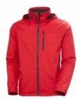Helly Hansen - Men Crew Hooded Midlayer Jacket 2 - Jas - Rood - 100% Polyester