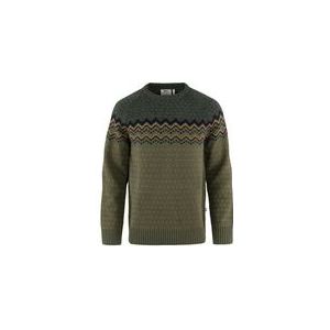 Trui Fjallraven Men Ovik Knit Sweater Laurel Green-Deep Forest