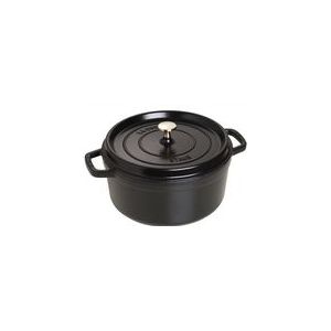 Staub Cocotte, Pan + steelpan, Zwart