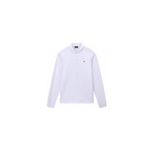 Napapijri - Ealis LS - Polo - Bright White - Katoen - Regular Fit