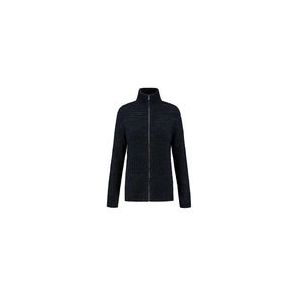 Vest - Navy Melange - Harlingen - Full Zip Sweater - Dames