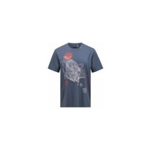 T-Shirt Peak Performance Men Explore Graphic Tee Mountain Mist-L