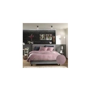 Zohome Velluto-a-Coste Dekbedovertrek - Lits-jumeaux - Katoen - 240x200-220cm - Roze