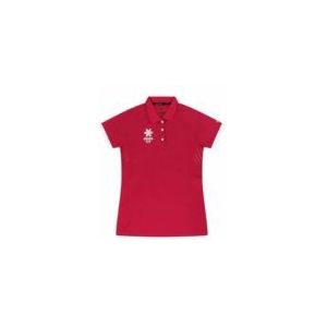 Tennisshirt Osaka Women Polo Jersey Red-XS