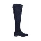 JJ Footwear - Tickhill - Dameslaars - Blauw - Stretch Suède