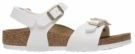 Sandaal Birkenstock Kids Rio Plain Flowers AS Birko-Flor White Narrow-Schoenmaat 38