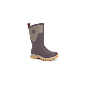 Regenlaars Muck Boot Women Arctic Sport II Mid Bordeaux Tweed-Schoenmaat 38