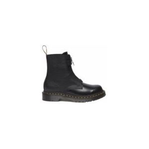 Dr. Martens Women 1460 Pascal Front Zip Black Wanama Black Milled Nappa-Schoenmaat 37