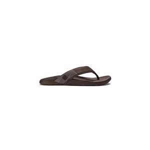 Slipper OluKai Men Tuahine Dark Wood Dark Wood-Schoenmaat 46