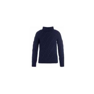 Barbour - Burne Roll Neck Knitted Jumper - Damestrui - Navy
