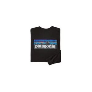 Longsleeve Patagonia Men P-6 Logo Responsibili-Tee  Black-XL
