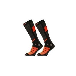 Sok Sinner Unisex Pro Socks II Double Pack Zwart-Schoenmaat 45 - 47
