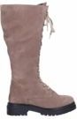 JJ Footwear - Redcar - Dameslaars - Taupe - Leer en Suède