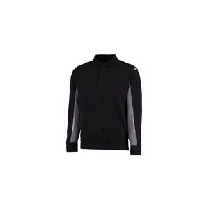 Werktrui Ballyclare Unisex Capture Identity Duo Polosweater Joe Black Grey-S