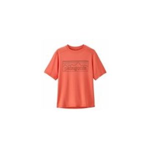 T-Shirt Patagonia Kids Capilene Silkweight P-6 Outline Coho Coral-XL