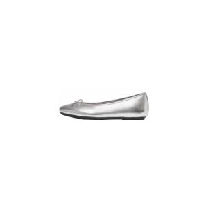 FitFlop Women Delicato Ballerina Metallic Silver-Schoenmaat 37