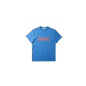 T-Shirt Edmmond Studios Men Curly Plain Blue-L